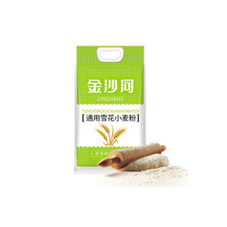 Jinshahe Universal Snowflake Wheat Flour All-purpose Flour 5KG*1 Bag of Pasta White Noodles Fritters Steamed Buns And Buns
