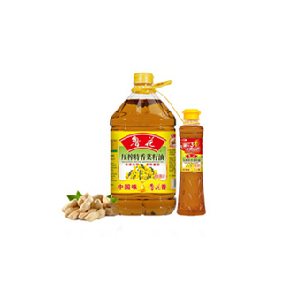 Luhua 5S pressed first-grade peanut oil 5.7L*2 edible oil