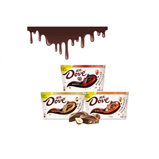 Dove Chocolate 3 Bowls Snacks Snacks Snack Food Bulk Mid-Autumn Festival Gift Box Black Qiao Flagship Store Milk